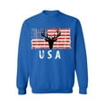 thumbnail image 1 of Awkward Styles Hunting Deer USA Crewneck 4th of July Gifts Vintage USA Men Women Sweater Love USA Patriotic Sweatshirt for Men 4th of July Party Patriotic Sweatshirt for Women Patriotic Gifts, 1 of 5