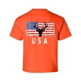 thumbnail image 1 of Awkward Styles Hunting Deer USA Youth Shirt Proud American Pro America Kids T shirt Made in the USA Retro USA Tshirt for Boys USA Pride Retro USA Tshirt for Girls Print on the Back Only, 1 of 4