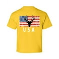 thumbnail image 1 of Awkward Styles Hunting Deer USA Youth Shirt Proud American Pro America Kids T shirt Made in the USA Retro USA Tshirt for Boys USA Pride Retro USA Tshirt for Girls Print on the Back Only, 1 of 4