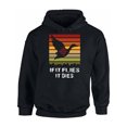 thumbnail image 1 of Awkward Styles Hunting Hoodie If It Flies It Dies Hunter Sweatshirt, 1 of 5