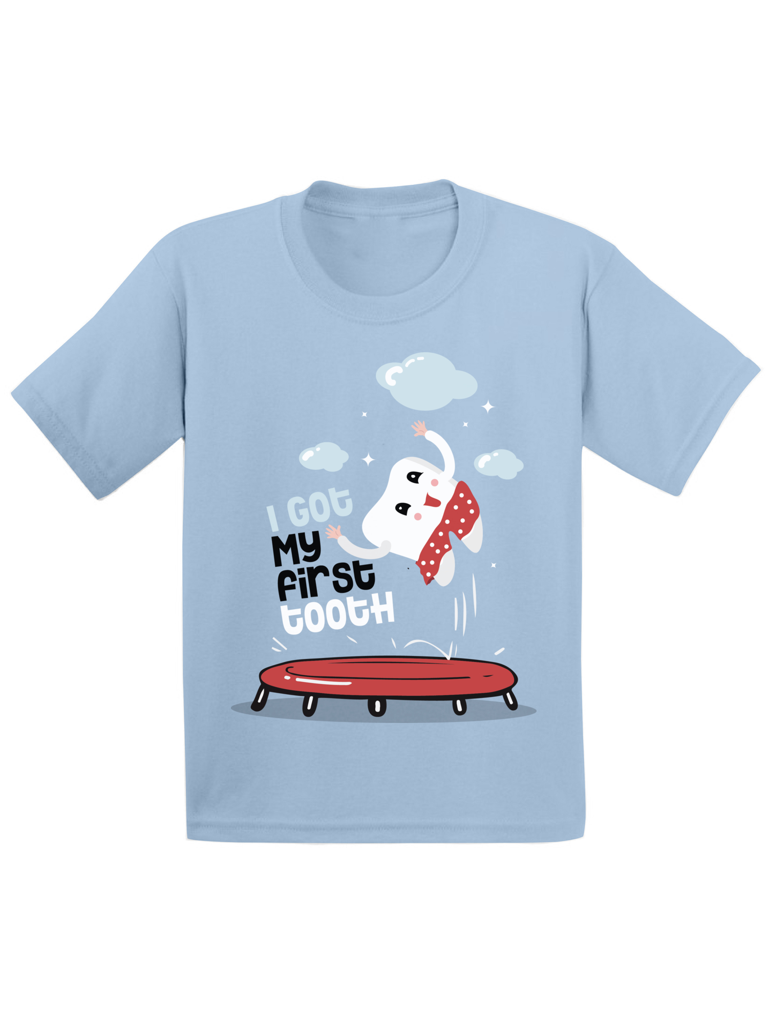 Awkward Styles I Got My First Tooth Infant Shirt Funny Tooth Fairy Gifts Kids First Tooth Party Cute First Tooth Tshirt for Boys Cute First Tooth Tshirt for Girls Themed Party Kids First Tooth - image 1 of 4