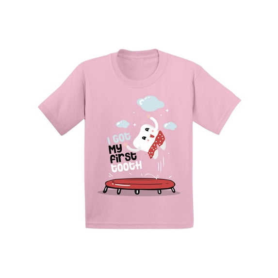 Awkward Styles I Got My First Tooth Infant Shirt Funny Tooth Fairy Gifts Kids First Tooth Party Cute First Tooth Tshirt for Boys Cute First Tooth Tshirt for Girls Themed Party Kids First Tooth