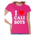 thumbnail image 1 of Awkward Styles I Heart Cali Boys Tshirt I Love Cali Boys Shirt California Shirts for Women Cali Gifts California Map T-Shirt Gifts from California, 1 of 4