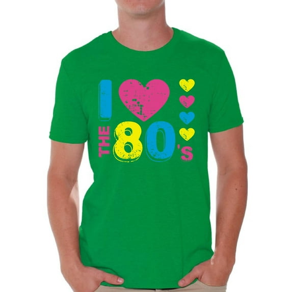Awkward Styles I Love The 80's Shirt for Men 80's Love Tshirt Men's 80's T Shirt 80's Party Shirts for Men 80's Men's Costumes I Love The 80's Party T-Shirt I Love The 80's Gifts for Him 80's Shirt