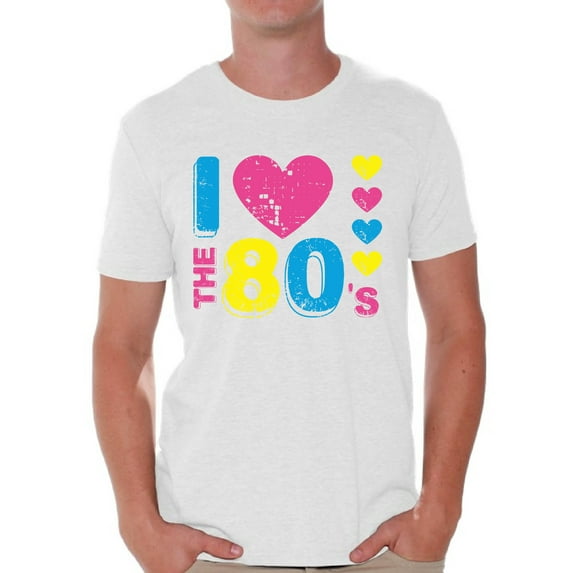 Awkward Styles I Love The 80's Shirt for Men 80's Love Tshirt Men's 80's T Shirt 80's Party Shirts for Men 80's Men's Costumes I Love The 80's Party T-Shirt I Love The 80's Gifts for Him 80's Shirt