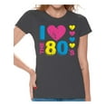 thumbnail image 1 of Awkward Styles I Love The 80's Shirt for Women 80's Love Tshirt Women's 80's T Shirt 80's Party Shirts for Women 80's Women's Costumes I Love The 80's Party T-Shirt I Love The 80's Gifts for Her, 1 of 4