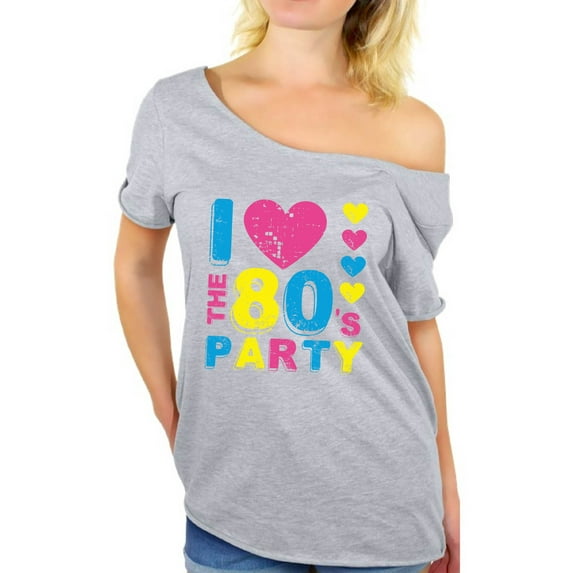 Awkward Styles I Love the 80s Party Shirt I Love the 80s Shirt Womans 80s Accessories 80s T Shirt Retro Vintage Rock Concert T-Shirt 80s Costume 80s Clothes for Women 80s Outfit 80s Party Girl Shirt