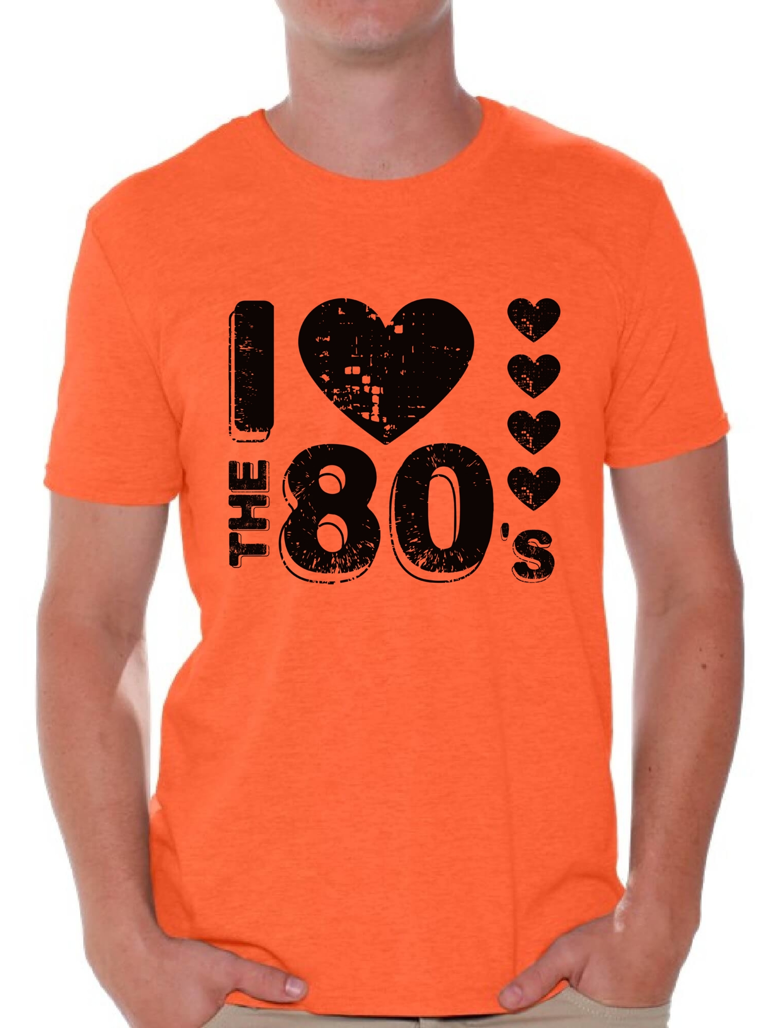 Awkward Styles I Love the 80s Shirt Black 80s Accessories 80s Rock T Shirt 80s T Shirt Retro Vintage Rock Concert T-Shirt 80s T Shirt for Men's 80s Costumes 80s Outfit for 80s Party - image 1 of 4