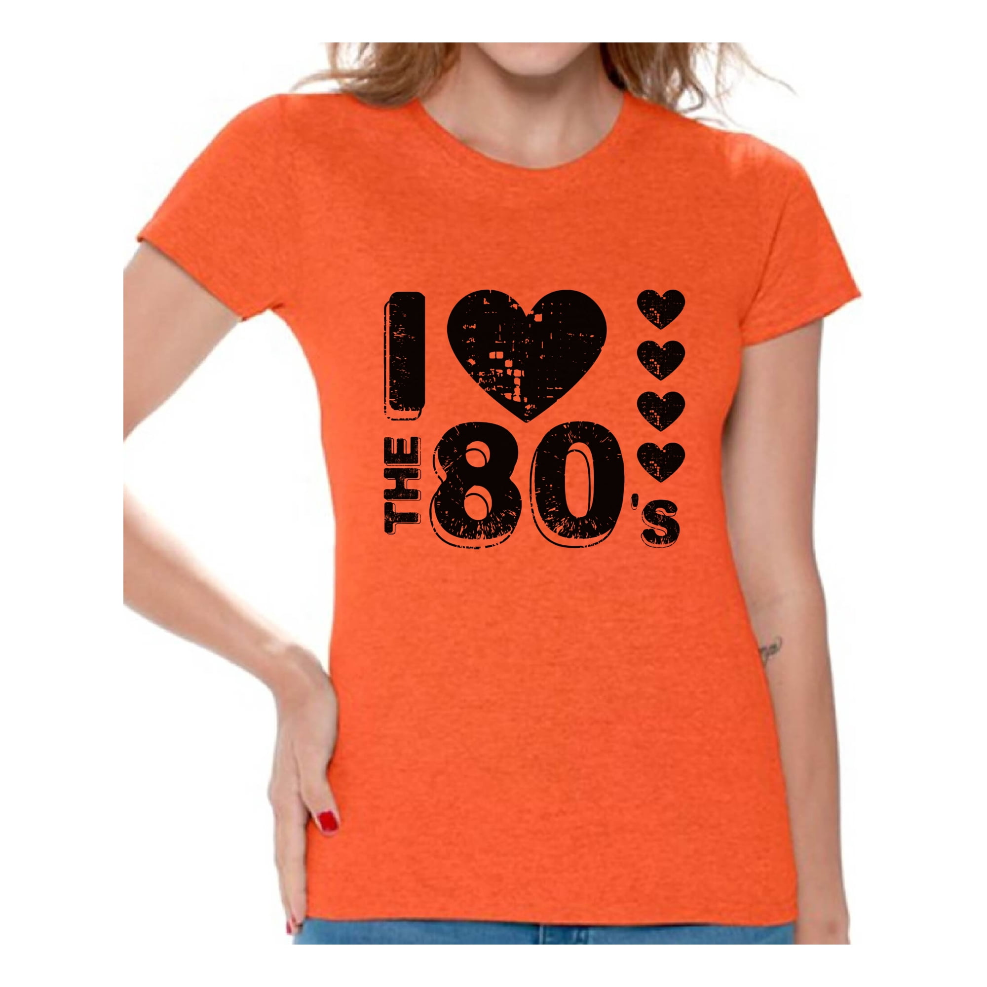 Awkward Styles I Love the 80s Shirt Black 80s Accessories 80s Rock T Shirt  80s T Shirt Retro Vintage Rock Concert T-Shirt 80s T Shirt for Women's 80s  Costumes 80s Outfit for