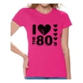 thumbnail image 1 of Awkward Styles I Love the 80s Shirt Black 80s Accessories 80s Rock T Shirt 80s T Shirt Retro Vintage Rock Concert T-Shirt 80s T Shirt for Women's 80s Costumes 80s Outfit for 80s Party, 1 of 4