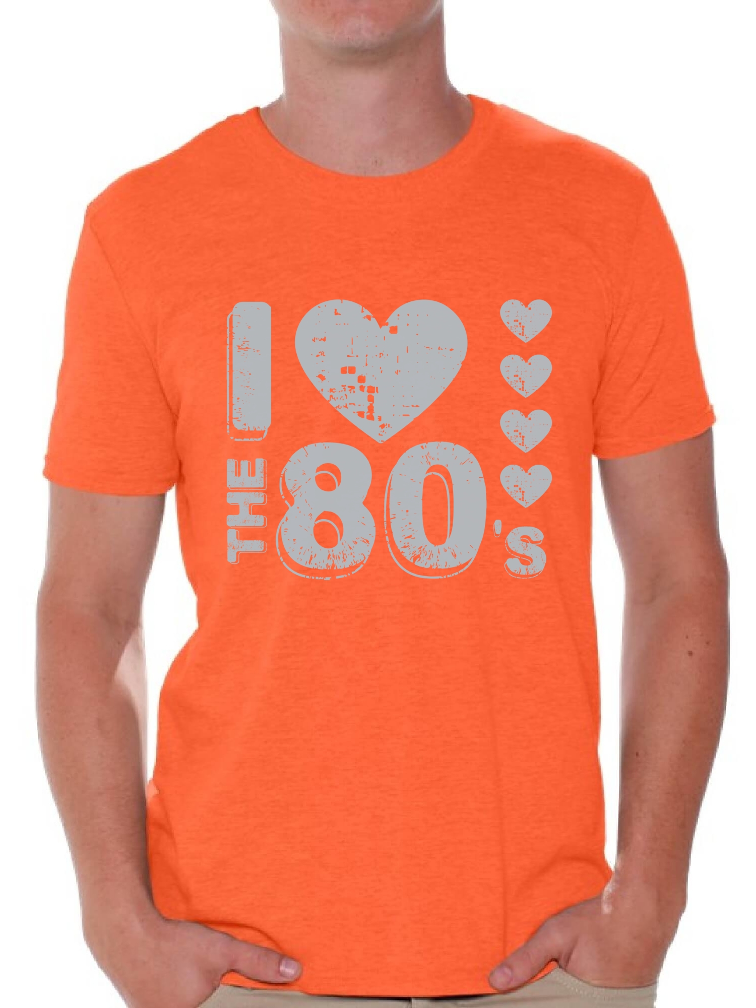 Awkward Styles I Love the 80s Shirt 80s T Shirt for Men's 80s Costumes 80s Outfit for 80s Party Retro Gray 80s Accessories 80s Rock T Shirt 80s T Shirt Vintage Rock Concert T-Shirt - image 1 of 4