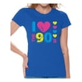 thumbnail image 1 of Awkward Styles I Love the 90's Women's T shirts Tops for 90s Fans 90s Costumes for Women Vintage 90s T Shirt 90s Outfit for Her 90s Party T-Shirt 90s Accessories 90s Retro Shirts, 1 of 4