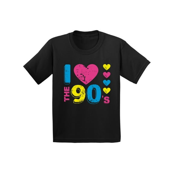 Awkward Styles I Love the 90's Youth Shirt 90s Party Shirt 90's T Shirt 90s Costumes for Kids I Love the 90s Disco T Shirt for Boys Disco T Shirt for Girls Love for 90s Party Kids Shirts