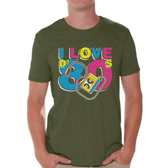 Awkward Styles I Love D' 80s Shirt 80s Costume 80s Clothes for Men I Love the 80s Shirt Mens 80s Accessories 80s Rock T Shirt 80s T Shirt Retro Vintage Neon Shirt