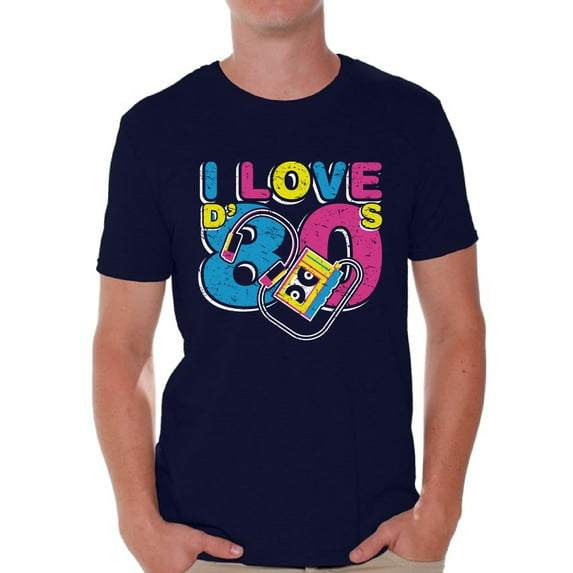 Awkward Styles I Love D' 80s Shirt 80s Costume 80s Clothes for Men I Love the 80s Shirt Mens 80s Accessories 80s Rock T Shirt 80s T Shirt Retro Vintage Neon Shirt