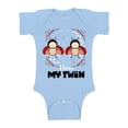 thumbnail image 1 of Awkward Styles I Love My Twin Bodysuit Short Sleeve for Newborn Baby Twin Birthday Gifts for 1 Year Old Twins Cute One Piece Top for Baby Girl and Baby Boy Twin Funny Birthday Party Outfit, 1 of 4