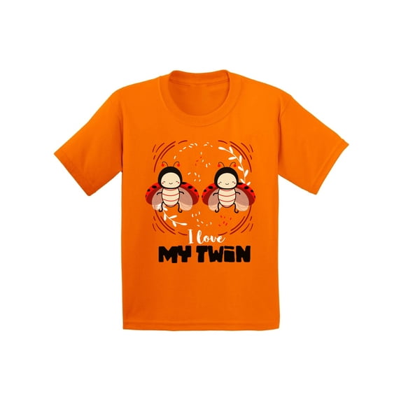 Awkward Styles I Love My Twin Youth Shirt Birthday Gifts for Girls Boys Twins Funny Twin Party Outfit Cute Twin T shirts for Girls Cute Twin T shirts for Boys Themed Party Twins Tshirts