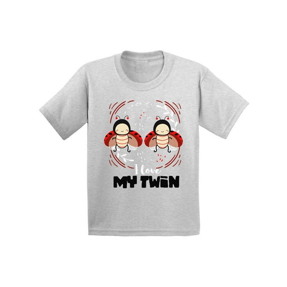 Awkward Styles I Love My Twin Youth Shirt Birthday Gifts for Girls Boys Twins Funny Twin Party Outfit Cute Twin T shirts for Girls Cute Twin T shirts for Boys Themed Party Twins Tshirts