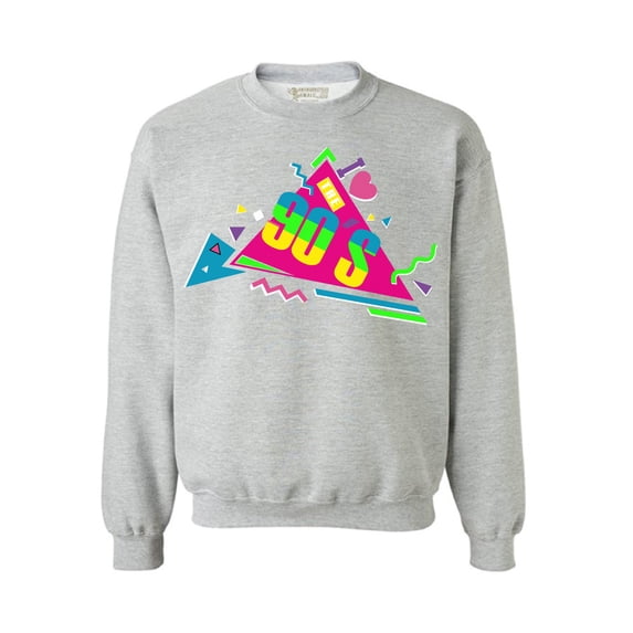 Awkward Styles I Love Nineties Crewneck Top Funky 90s Music Lover Sweatshirts