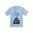 thumbnail image 1 of Awkward Styles I Love my Step Dad Infant Shirt Kids T Shirt for Girls Shirts for Boys Step Parents Gifts I Love my Dad Clothing Lovely Infant Shirt Original Collection Best Parents Gifts Kids T Shirt, 1 of 4