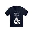 thumbnail image 1 of Awkward Styles I Love my Step Mom Infant Shirt Cute T Shirt for Girls Shirts for Boys Step Parents Gifts I Love my Mom Clothing Lovely Infant Shirt Original Collection Best Parents Gifts Kids T Shirt, 1 of 4