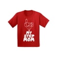 thumbnail image 1 of Awkward Styles I Love my Step Mom Toddler Shirt Step Mom Cute Kids T Shirt Best Mommy Step Parents Gifts I Love my Mother T Shirt Best Mother Ever T Shirt Kids Clothing Kids Birthday Party Gifts, 1 of 4