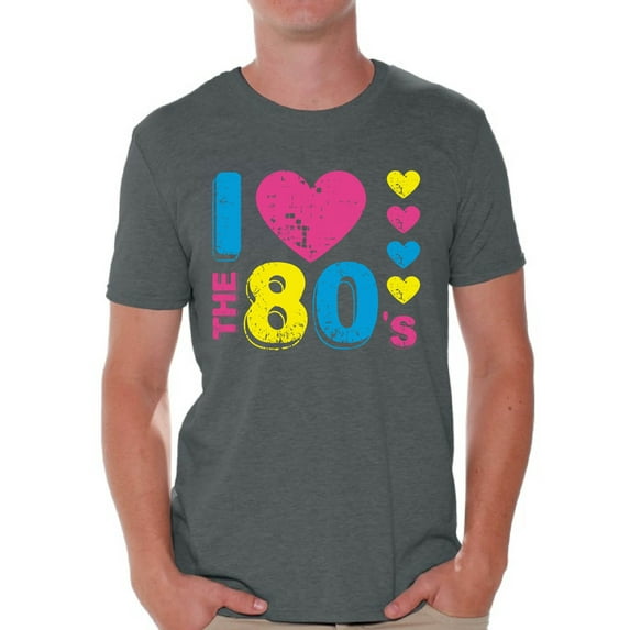 Awkward Styles I Love The 80's Shirt for Men 80's Love Tshirt Men's 80's T Shirt 80's Party Shirts for Men 80's Men's Costumes I Love The 80's Party T-Shirt I Love The 80's Gifts for Him 80's Shirt