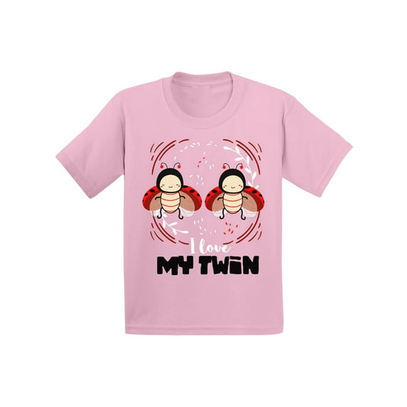 Awkward Styles I Love My Twin Infant Shirt Twins Themed Party Funny Birthday Gifts for Twins Cute Twins Tshirts for Girls Cute Twins Tshirts for Boys Birthday Party Twins T shirts Twin Gifts