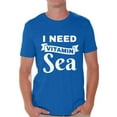 thumbnail image 1 of Awkward Styles I Need Vitamin Sea Shirt Vacation Shirts for Men Funny Summer Outfit Beach Party Gifts for Him Vacay Mode Tshirt Summer Beach T-Shirt Funny Gifts for Summer Summer Party Outfit, 1 of 4