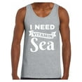 thumbnail image 1 of Awkward Styles I Need Vitamin Sea Tank Top Vacation Shirts for Men Summer Beach Tank Summer Workout Clothes Beach Tank for Men Vacay Vibes Muscle Tank Summer Beach Shirt Beach Party Tank Top, 1 of 4
