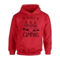 thumbnail image 1 of Awkward Styles I'd Rather be Camping Unisex Sweatshirt Camper Hoodie for Men I Love Camping Hoodie for Women Camping Clothes I Would Rather be Camping Sweatshirt Campers Gifts Hoodie for Camper, 1 of 5