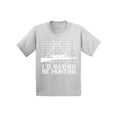 thumbnail image 1 of Awkward Styles I'd Rather be Hunting Kids Shirt Hunting T Shirt for Boys I Would Rather be Hunting Shirt for Girls Hunting Lovers Gifts Hunter T Shirt for Children I Love Hunting Shirt for Kids, 1 of 4