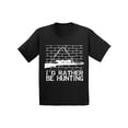 thumbnail image 1 of Awkward Styles I'd Rather be Hunting Kids Shirt Hunting T Shirt for Boys I Would Rather be Hunting Shirt for Girls Hunting Lovers Gifts Hunter T Shirt for Children I Love Hunting Shirt for Kids, 1 of 4
