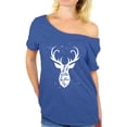thumbnail image 1 of Awkward Styles I'd Rather be Hunting Off The Shoulder Shirt Deer Hunter Off Shoulder Shirt I Love Deer Hunting Oversize Shirt for Women Hunting Clothes I Would Rather be Hunting Off Shoulder Shirt, 1 of 4