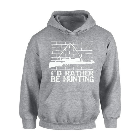 Awkward Styles I'd Rather be Hunting Unisex Sweatshirt Hunter Hoodie for Men I Love Hunting Hoodie for Women Hunting Clothes I Would Rather be Hunting Sweatshirt Hunters Gifts Hoodie for Hunter