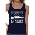 thumbnail image 1 of Awkward Styles I'd Rather be Hunting Women Tank Top Hunter T Shirt for Wife I Love Hunting Tank Top for Women Hunting Clothes for Her I Would Rather be Hunting Tank Top for Girlfriend Hunting Lovers, 1 of 4