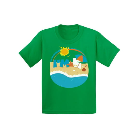 Awkward Styles I'm Five Shirt Youth Shirt 5th B Day Party Youth Shirt Clothes Holiday Gift Cute Shirt Beach Shirt for Boys 5th Birthday Shirt for Girls Gifts for 5 Year Old Birthday Kids 5th Birthday