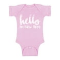 thumbnail image 1 of Awkward Styles I'm New Here One Piece Hello I'm New Here Bodysuit Short Sleeve Newborn Babies Clothes Cute Bodysuit I'm New Here Baby Girl Clothing I'm New Here Baby Boy Clothes Newborn Gifts, 1 of 4