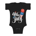 thumbnail image 1 of Awkward Styles Ice Cream One Piece Ice Cream Bodysuit Memorial Day Independence Day Clothing Patriotic Bodysuit Cute Baby Items for 4th of July One Piece Fourth of July Baby Bodysuit Short Sleeve, 1 of 4