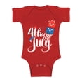 thumbnail image 1 of Awkward Styles Ice Cream One Piece Ice Cream Bodysuit Memorial Day Independence Day Clothing Patriotic Bodysuit Cute Baby Items for 4th of July One Piece Fourth of July Baby Bodysuit Short Sleeve, 1 of 4