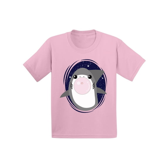 Awkward Styles Infant Shark Shirts Cute Shark T-shirts for Baby Boys and Baby Girls Shark Funny Shark Birthday Tshirt Shark with a Pink Gum Kids T shirt Animal Lover Gifts