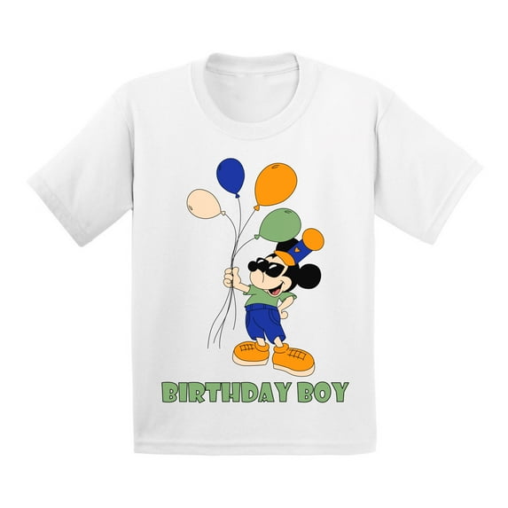 Awkward Styles Infant Shirt Minnie Steamboat Willie Baby Mickey Birthday Boy Tshirt for Girls Age 1 to 2 Cotton T-shirts 6M 12M 18M 24M Graphic Tee