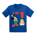 thumbnail image 1 of Awkward Styles Infant Shirt Minnie Steamboat Willie Baby Mickey I'm Birthday Boy Tshirt for Girls Age 1 Year Cotton T-shirts 6M 12M 18M 24M Graphic Tee, 1 of 3