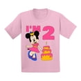 thumbnail image 1 of Awkward Styles Infant Shirt Minnie Steamboat Willie Baby Mickey I'm Birthday Girl Tshirt for Girls Age 2 Years Cotton T-shirts 6M 12M 18M 24M Graphic Tee, 1 of 3