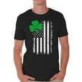 thumbnail image 1 of Awkward Styles Irish American Shirt St. Patrick's Day T-Shirts for Men Shamrock Green Irish American Clover Gifts for Him St. Paddy's Day Tshirt Proud To Be Irish American Irish Party Tshirts, 1 of 4