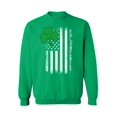 thumbnail image 1 of Awkward Styles Irish American Sweatshirt Shamrock Green Unisex Sweaters Irish Clover Gifts for Him and Her Proud Irish American Men and Women American Shamrock Sweatshirt St. Patrick's Day 2018, 1 of 5