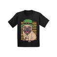 thumbnail image 1 of Awkward Styles Irish Day T-shirt Pug in Green Hat Kids T Shirts Patrick's Day, 1 of 4