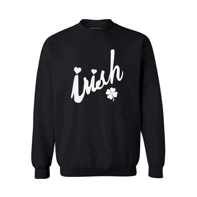 Awkward Styles Irish Sweatshirt St. Patrick's Day Gifts Four Leaf Clover Sweater Lucky Sweatshirt Irish Gifts for Men Lucky Clover Sweater for Women St. Patricks Sweater Irish Clover Sweatshirt
