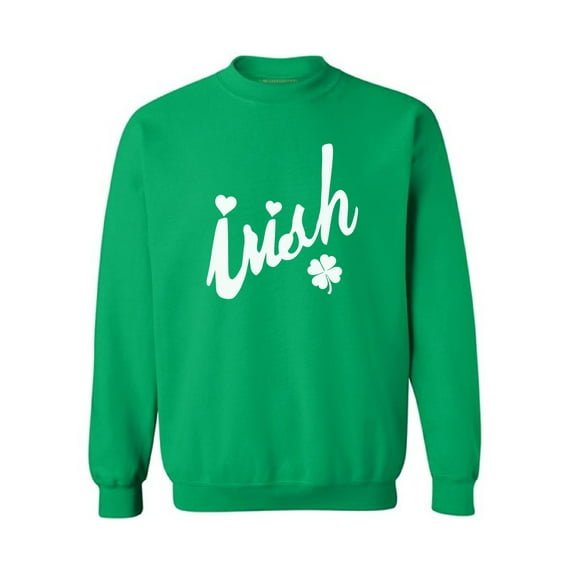 Awkward Styles Irish Sweatshirt St. Patrick's Day Gifts Four Leaf Clover Sweater Lucky Sweatshirt Irish Gifts for Men Lucky Clover Sweater for Women St. Patricks Sweater Irish Clover Sweatshirt