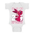 thumbnail image 1 of Awkward Styles It is My 2nd Birthday Baby Bodysuit Pink Bunny Romper Birthday Girl Top, 1 of 4